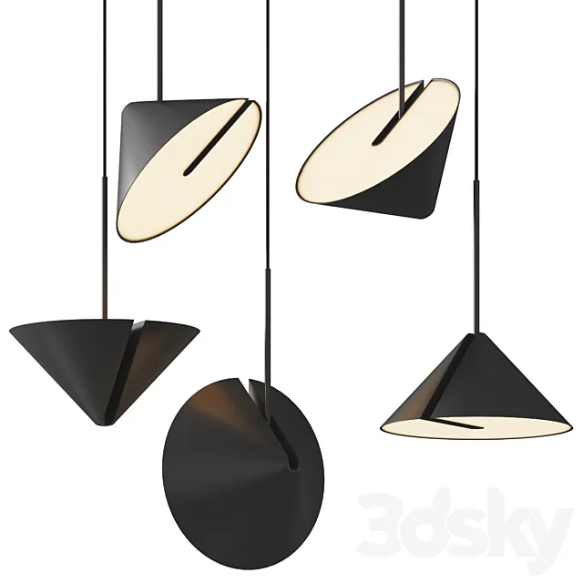 Modern Scandinavian Light Pendant 3ds Max