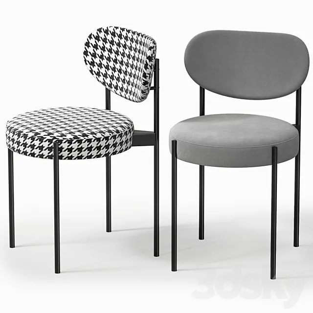 Modern simple chair 3ds Max