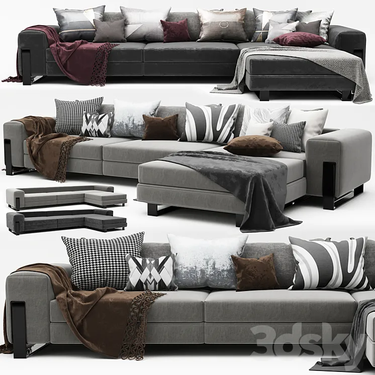 Modern sofa 3DS Max
