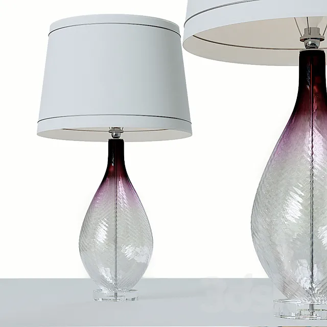 Modern Studio Art Glass Console Lamp. 3DS Max Model