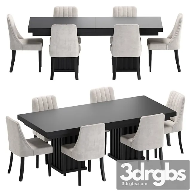 Modern table and chair kongsberg