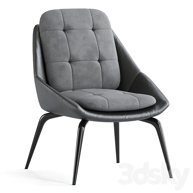 Modloft Columbus Lounge Chair 3DSMax File