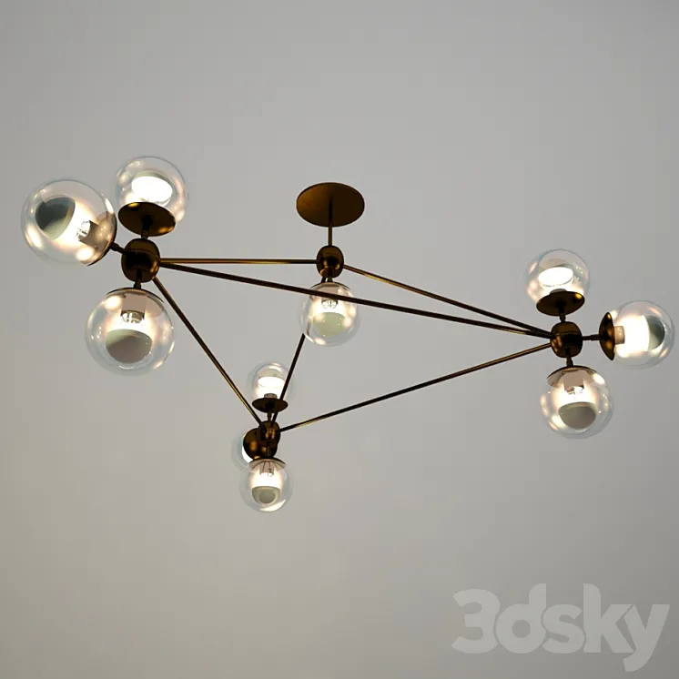 Modo chandelier 3DS Max