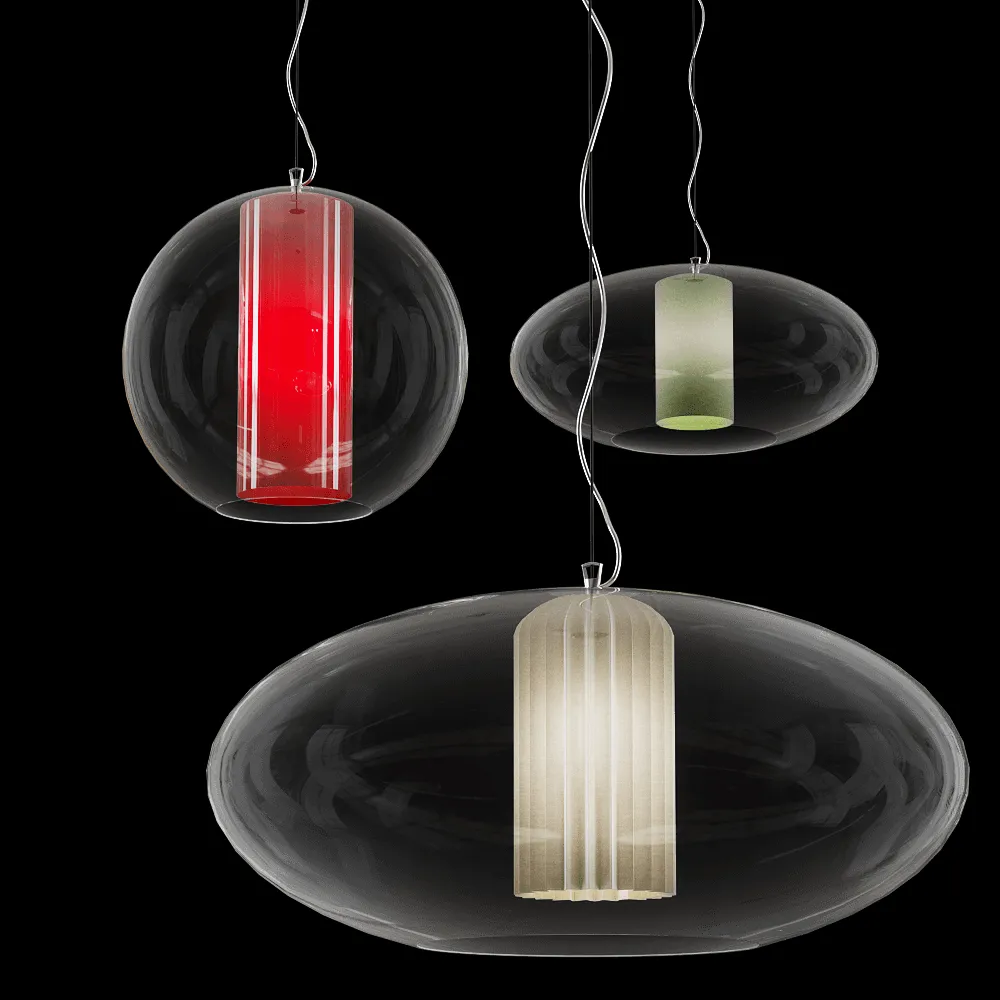 MODO LUCE SRL – Pendant lamp Bolla Ellisse 3ds Max