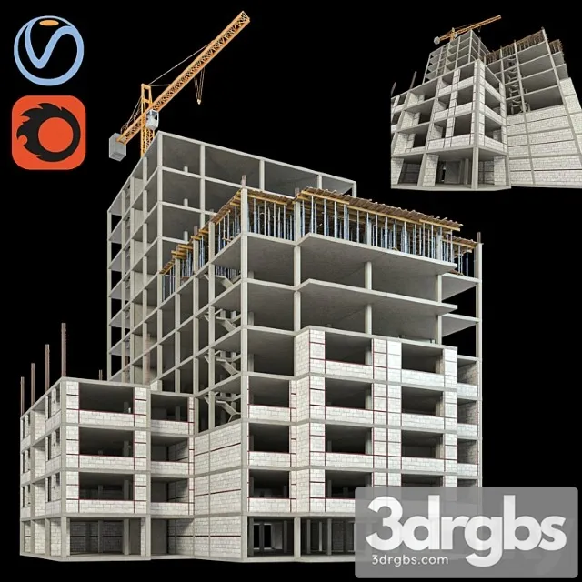Modular Construction Site 1 3dsmax Download
