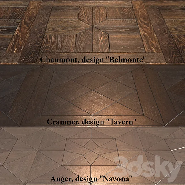 Modular flooring 7 (3 types) 3DS Max Model