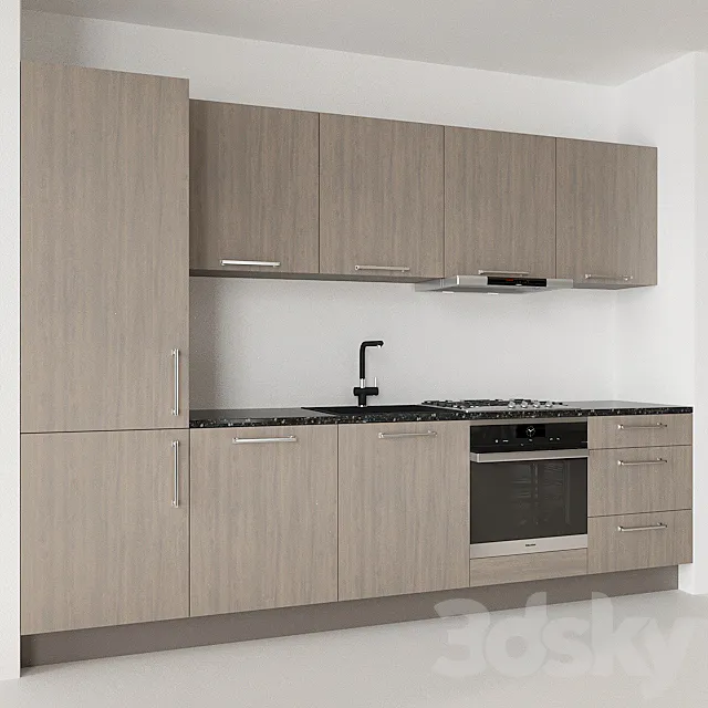 modular kitchen 3DS Max Model