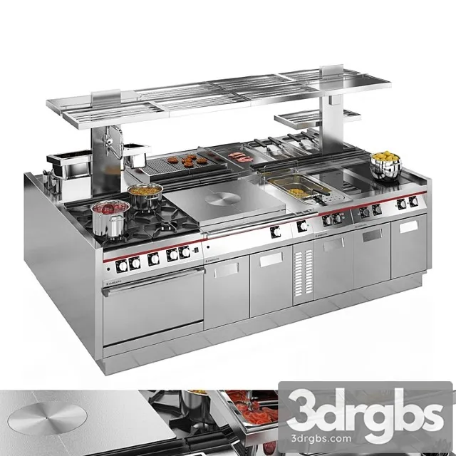 Modular Kitchen Angelo Po ICON9000 3dsmax Download