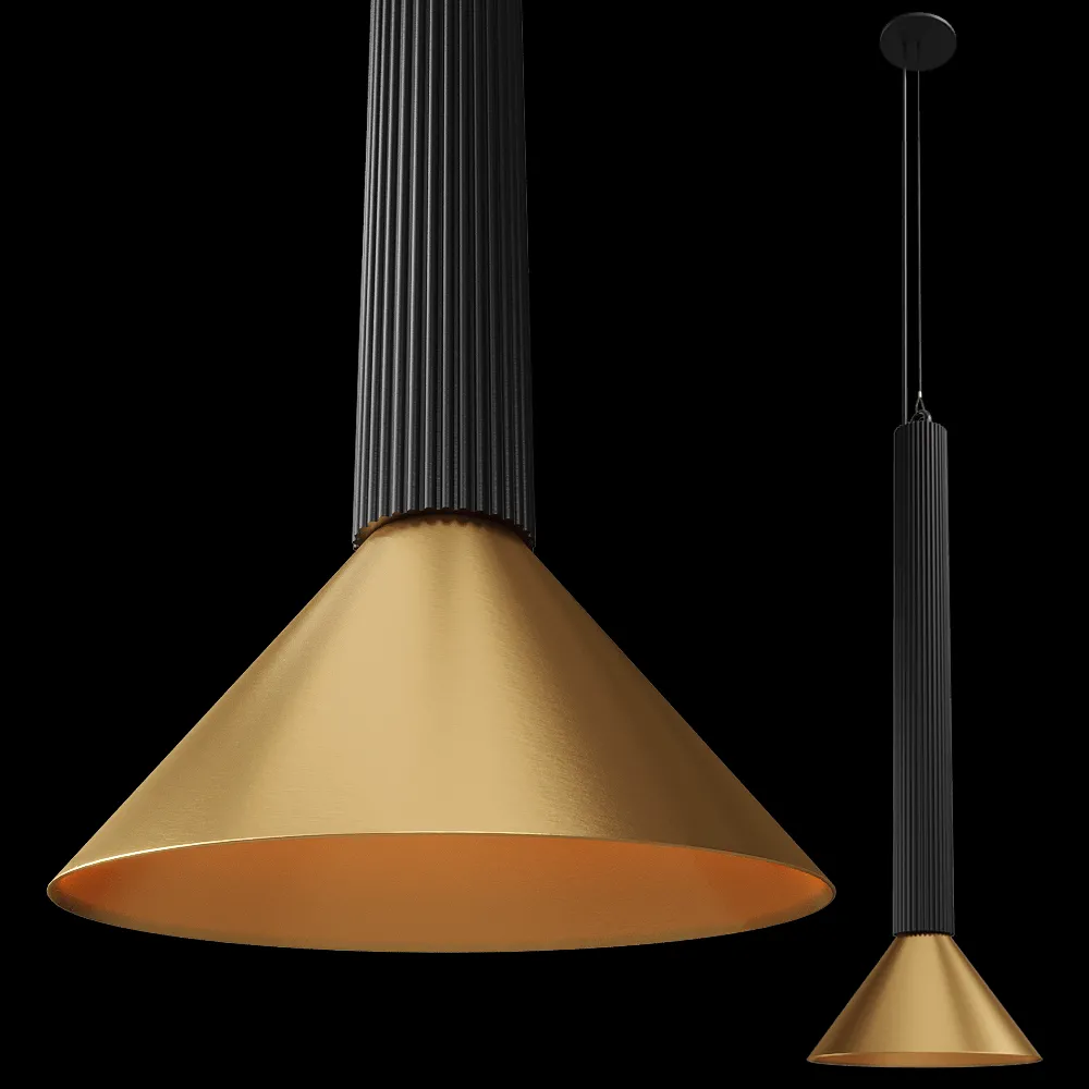 Modular Lighting Instruments – Pendant lamp Extruded 600 3ds Max
