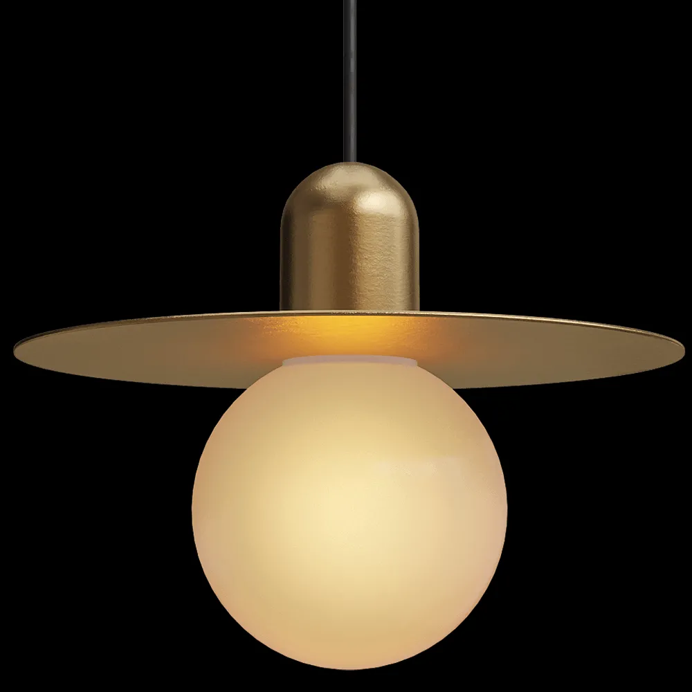 Modular Lighting Instruments – Pendant lamp Placebo Sombrero 3ds Max