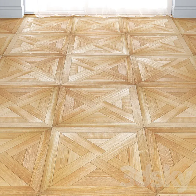 Modular parquet Trianon from the company Coswick. 3ds Max