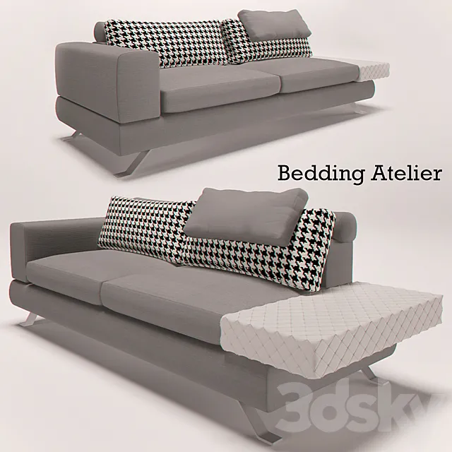 Modular sofa Bedding Atelier DayDream 3DS Max Model