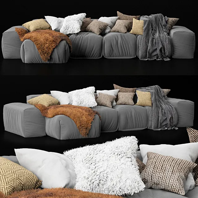 Modular sofa BI Bonaldo 5 3ds Max