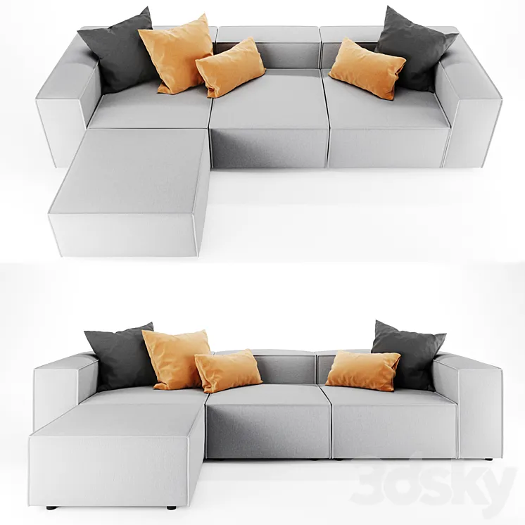 “Modular sofa “”Combi””” 3DS Max