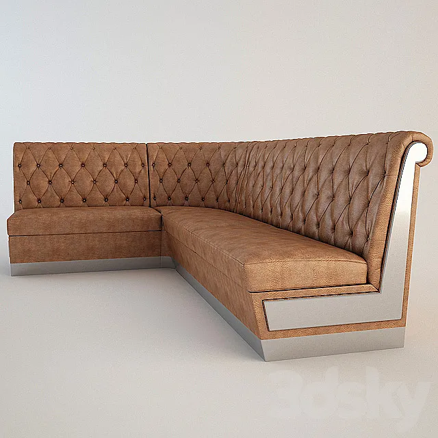 Modular sofa for restaurant 3DS Max Model