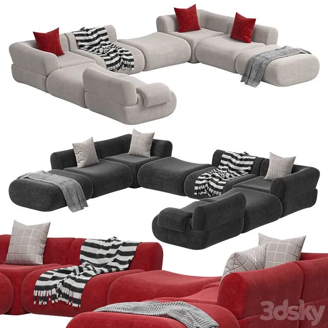 Modular Sofa Jardan Furneture Lemmy 3dsMax Model