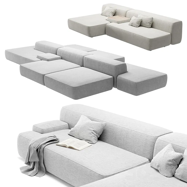 Modular sofa Lema Cloud 3DS Max Model