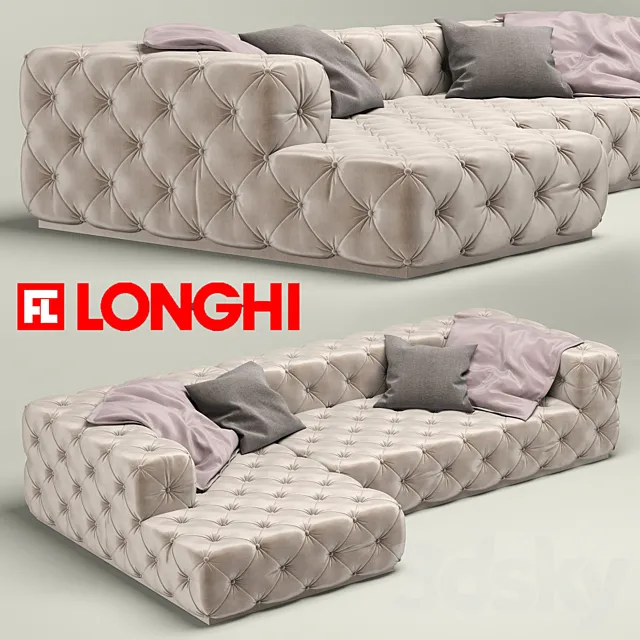 Modular sofa Must. Longhi 3DSMax File