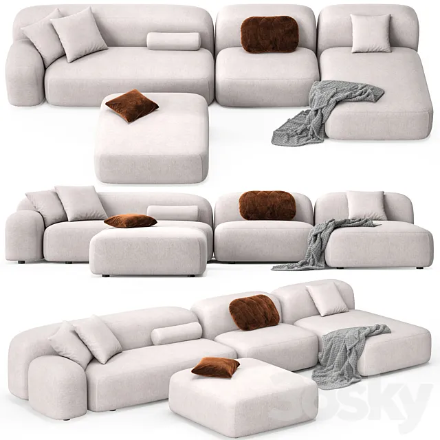 Modular Sofa Ribble 3ds Max