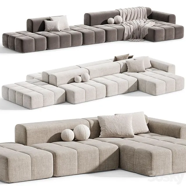 Modular sofa Verdon By Retehome 3dsMax Model