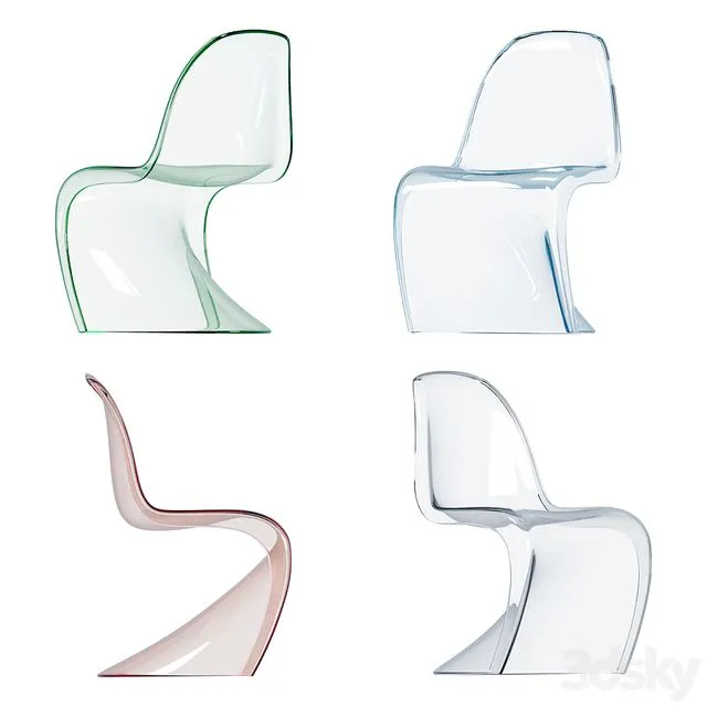 Modway Slither Transparent 3dsMax Model