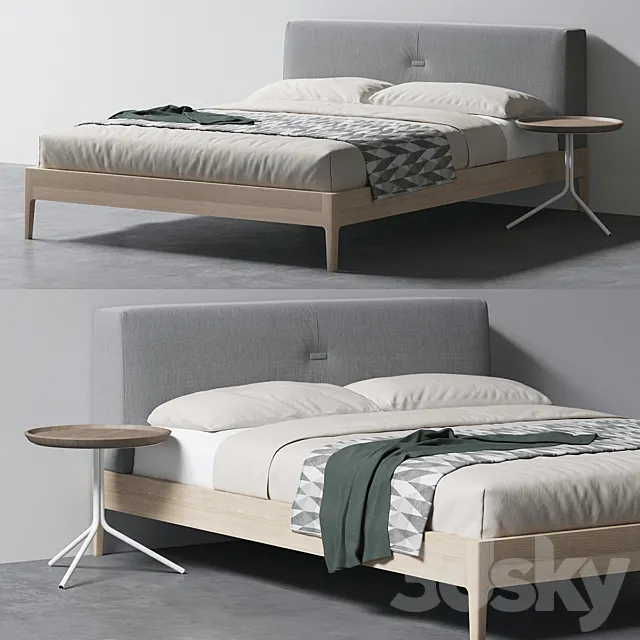 Moeller wood thread bed 3ds Max