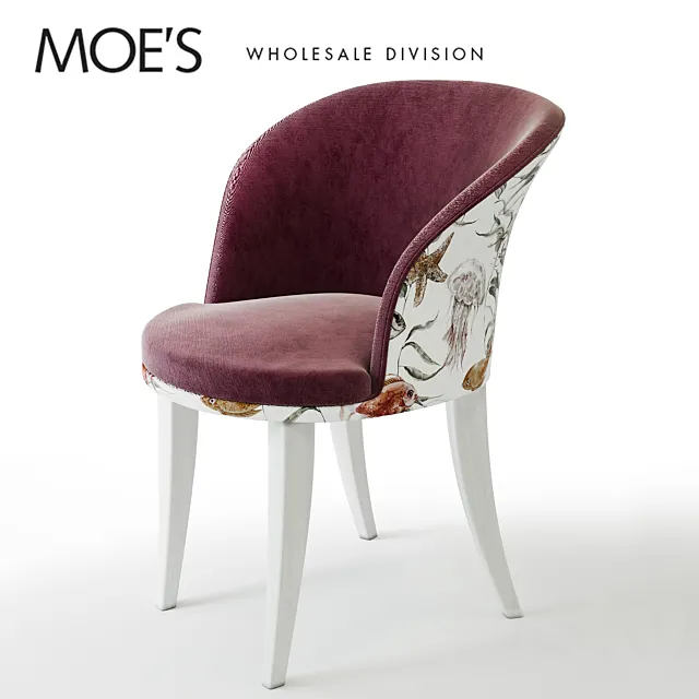 MOE’S Custom Beach Club Dining Chair 3DSMax File