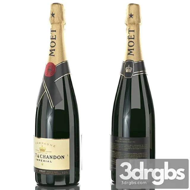 Moet Chandon Champagne Imperial Brut All Sizes 3dsmax Download
