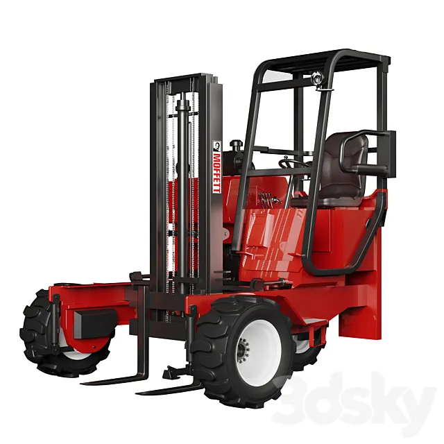 Moffett M550 loader 3ds Max