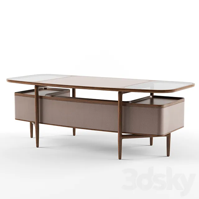 Mogul Writing Desk 3DS Max Model