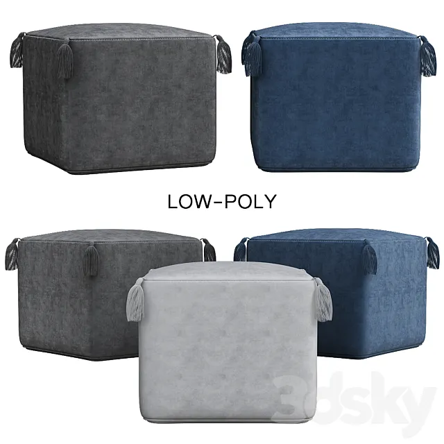 Mohave outdoor pouf 3DSMax File