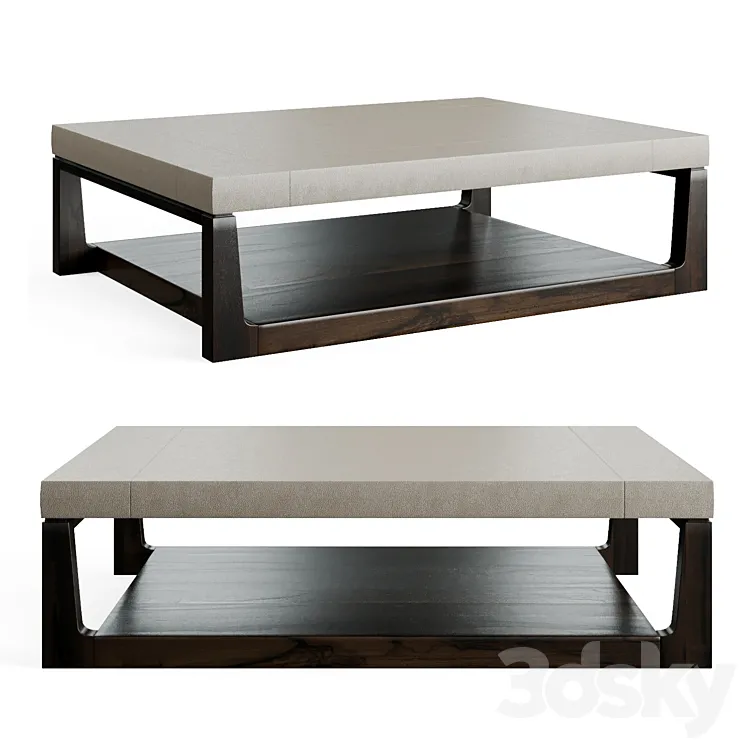 Mojave coffee table from the American factory Holly Hunt 3DS Max Model