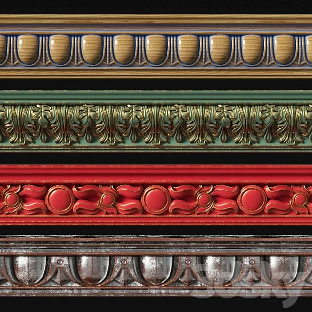 MOLDINGS_SET_01_BY_SPECIAL 3DSMax File