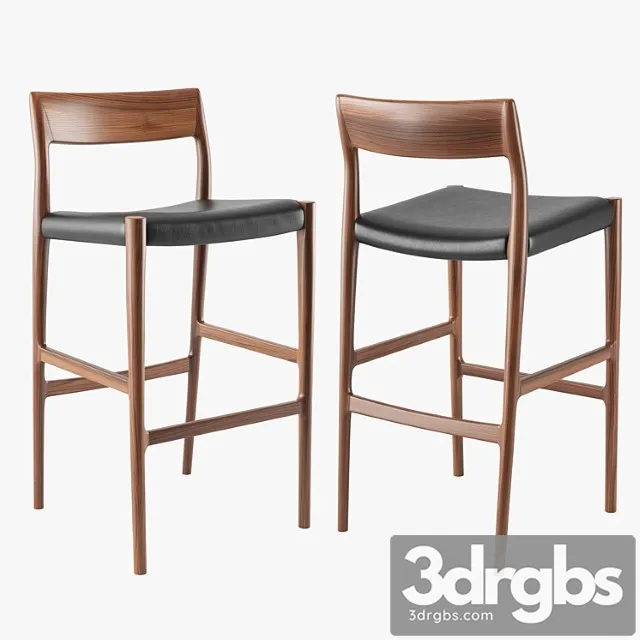 Moller model 77b bar stool 2 3dsmax Download