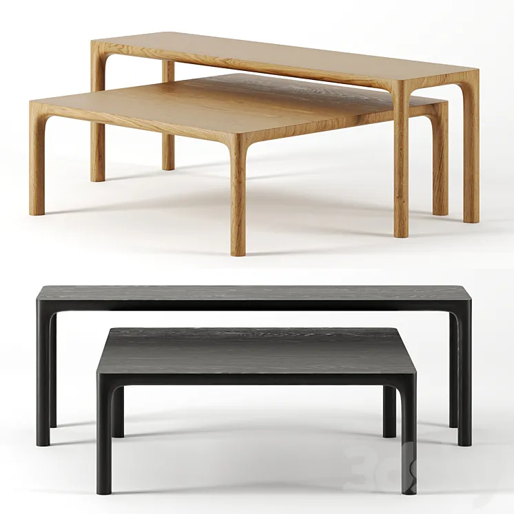 Molloy coffee tables by Nau design 3DS Max
