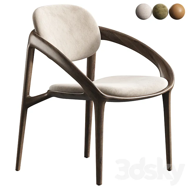 Molly Dining Chair 3ds Max