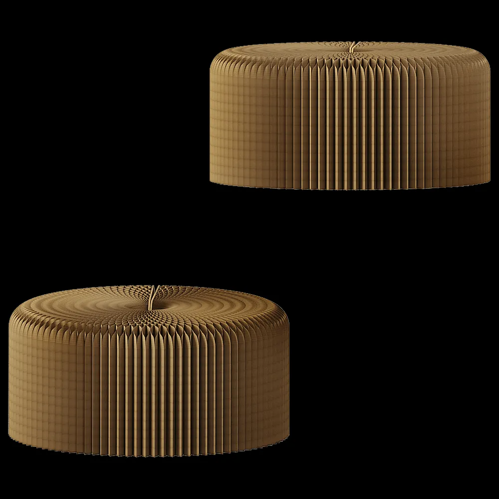 Molo – Stool Folding Paper 305-610 mm 3ds Max