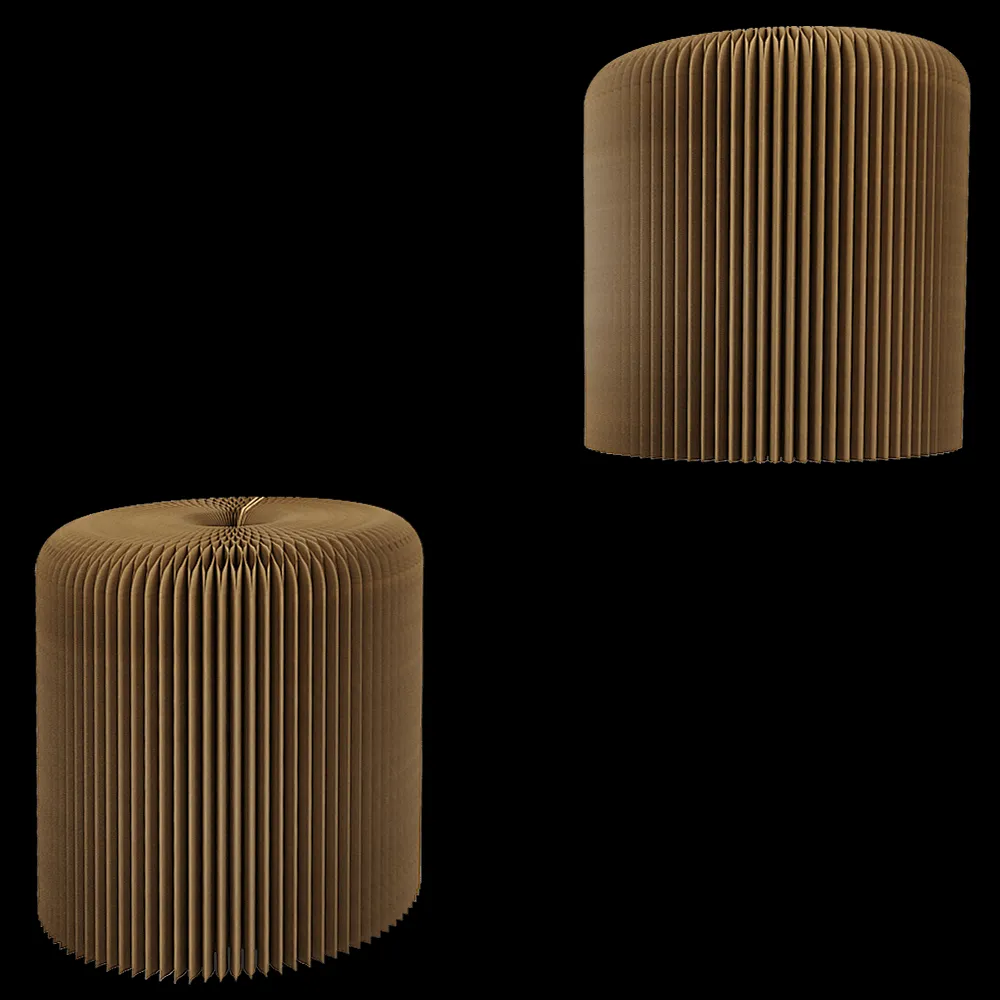 Molo – Stool Folding Paper 455-405 mm 3ds Max
