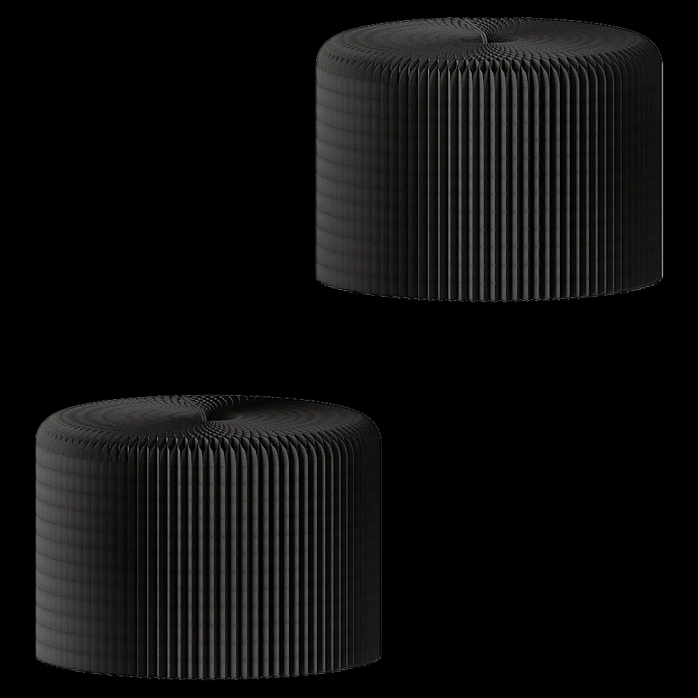 Molo – Stool Folding Paper 455-610 mm 3ds Max