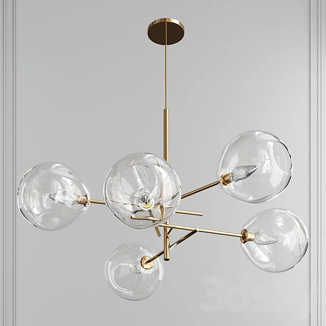 Molten chandelier 3ds Max