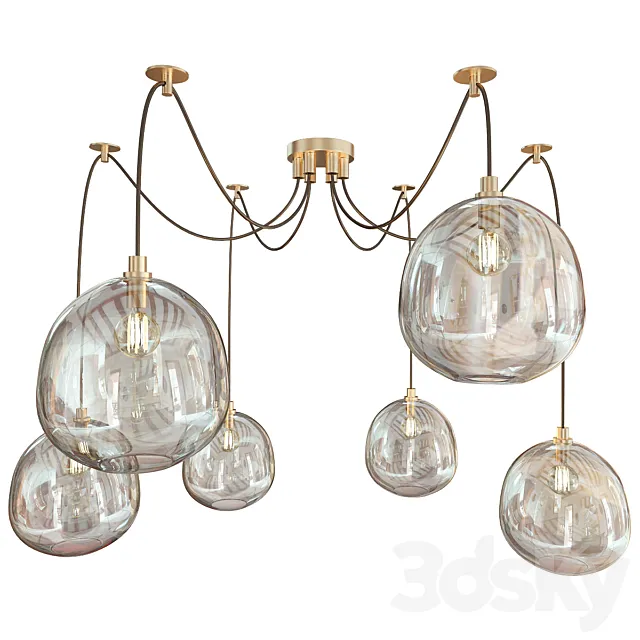Molten chandelier regina andrew 3ds Max