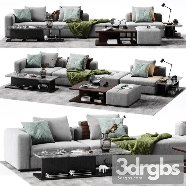 Molteni C Albert Sofa 3dsmax Download