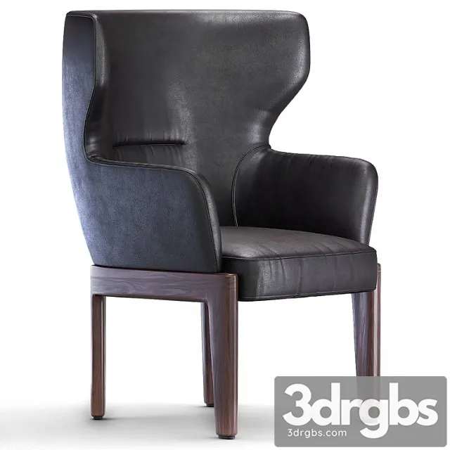 Molteni & c-chelsea- armchair with armrests 3dsmax Download