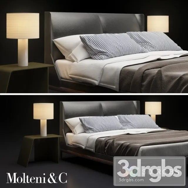 Molteni C Fulham Bed 02 3dsmax Download