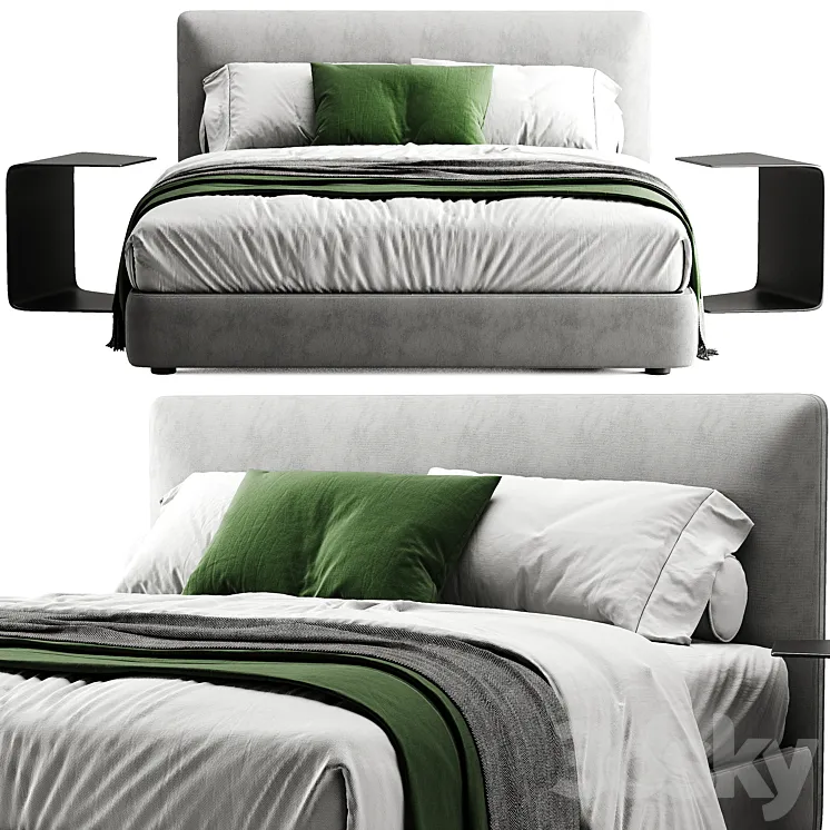 Molteni C Ribbon Bed 3DS Max Model