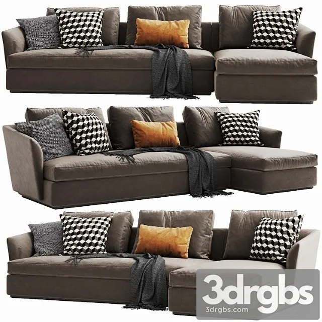 Molteni & c sloane chaise lounge