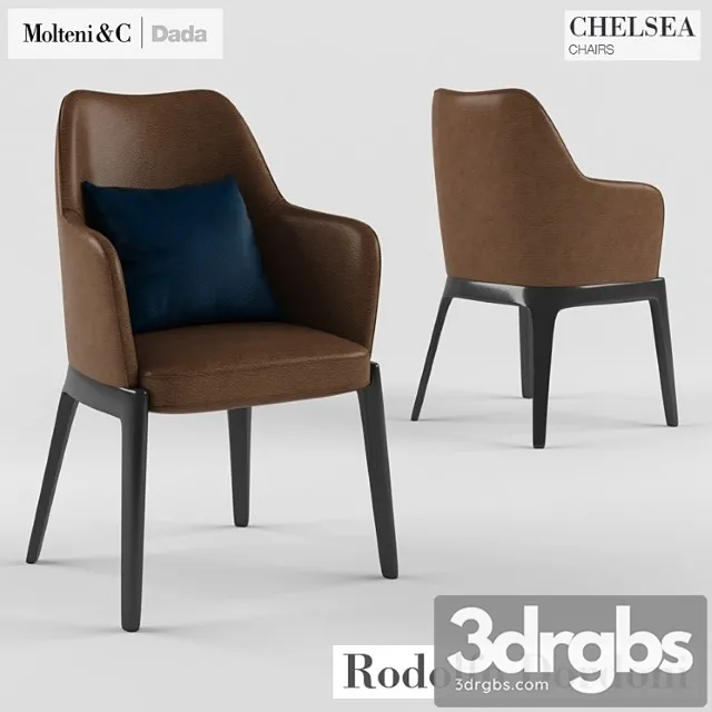 Molteni chelsea armchair 2015 2 3dsmax Download