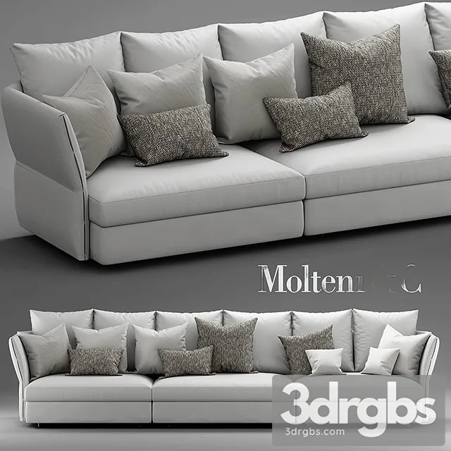 Molteni Holiday Sofa 02 3dsmax Download