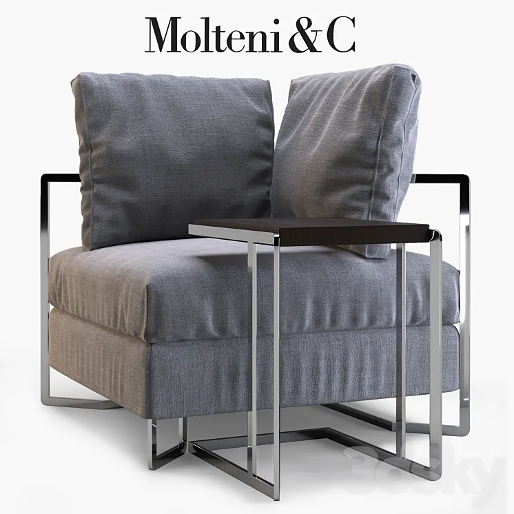 Molteni Large armchair 3DS Max