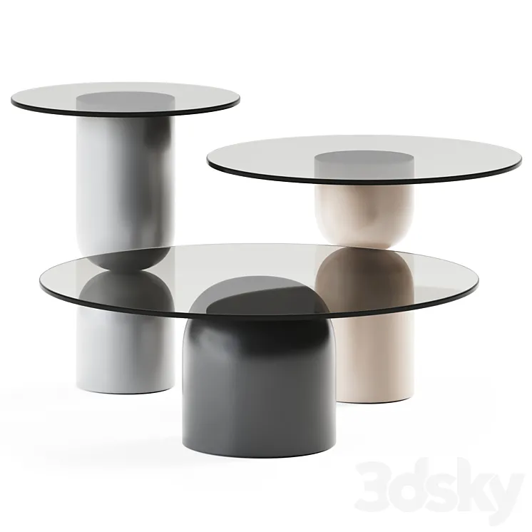 Moma Coffee Tables Ana Roque Interiors 3DS Max